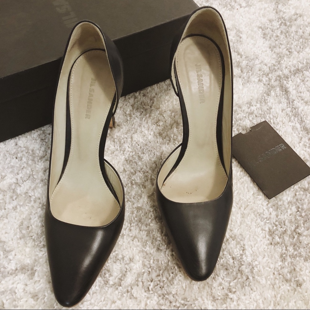 Jil Sander | Navy Heels - Picture 3 of 9